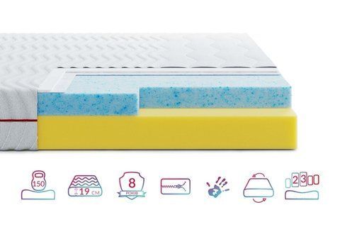 Фото Матрац Highfoam Noble Aurum Space, розмір 80x190 см Highfoam високої якості &mdash; інтернет-магазин SOMNI